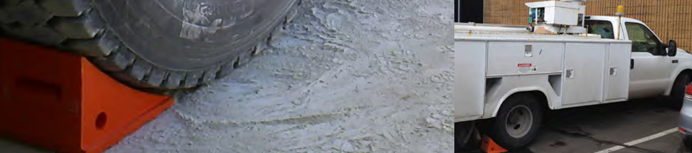 Urethane Wheel Chocks for Cars Trucks Trailers