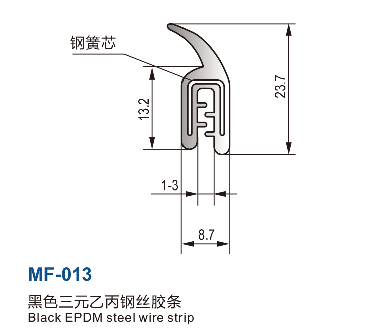 Co-Extruded Rubber Flap Seals China Manufacturer
