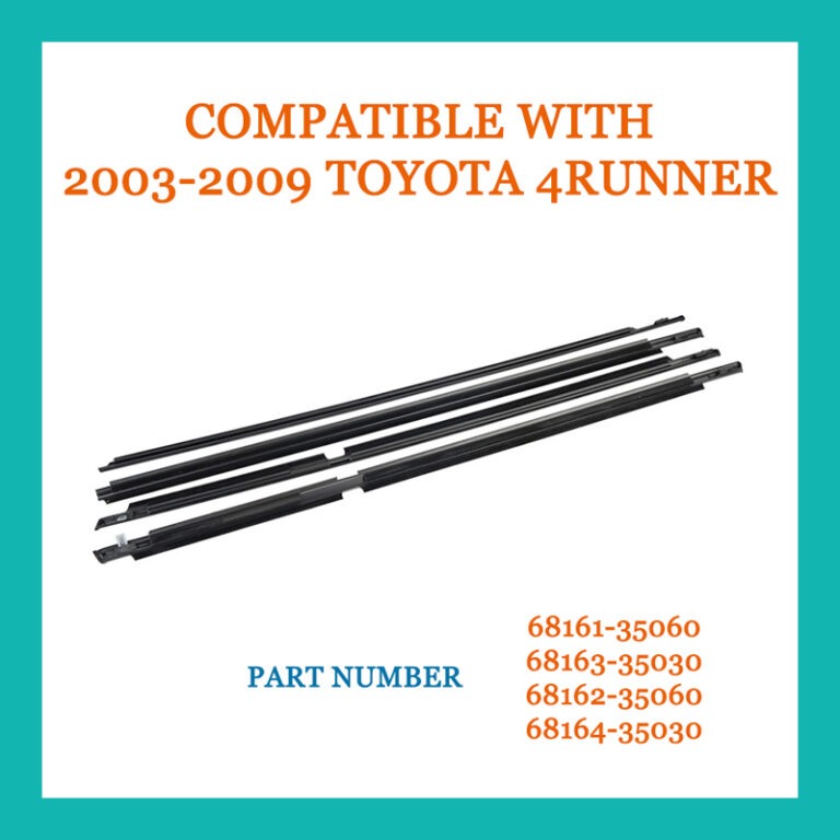Toyota 4Runner Rear Door Glass Weatherstrip Outer Right Hand
