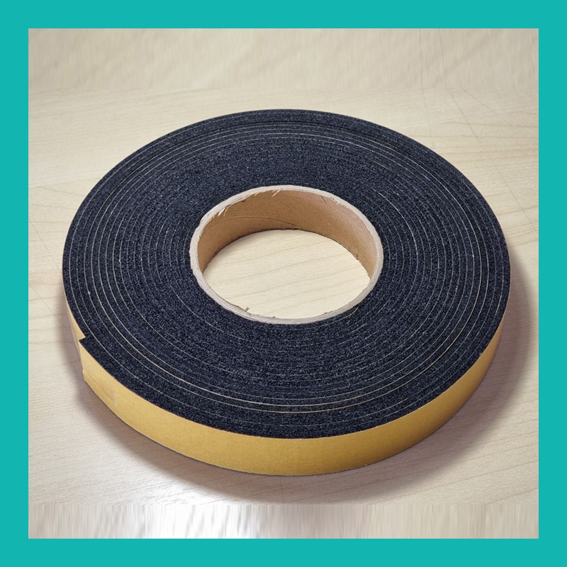 5mm Thick Self-Adhesive EPDM Sponge Strip Foam Tape China Manufacturer