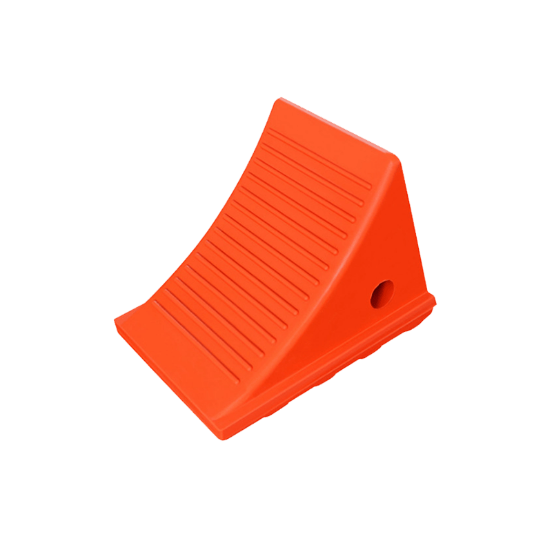 30 Ton Orange Urethane Wheel Chock Polyurethane Wheel Chock