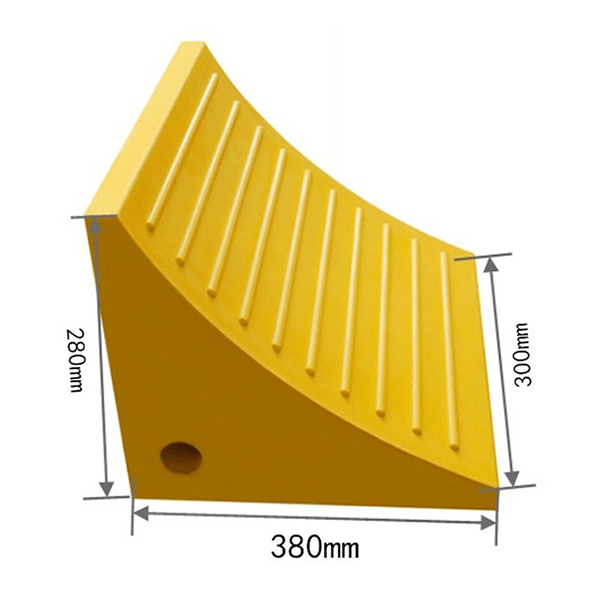 60 Ton Wheel Chocks Polyurethane Wheel Chock Manufacturer