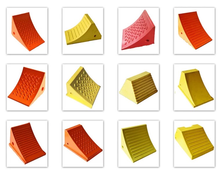 China heavy duty polyurethane Wheel Chocks Manufacturers