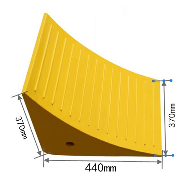 Wheel Chock 120 Ton Polyurethane Wheel Chock China Supplier