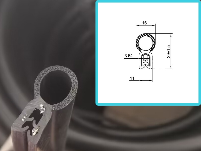 2026.3.18 Sponge Bulb Dense Rubber Trim Seal Flexible Steel Wire Core China 2026.3.18 Sponge Bulb Dense Rubber Trim Seal Flexible Steel Wire Core China